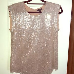 JCrew sequined blouse